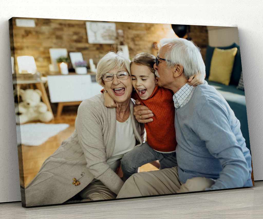 Fotoleinwand als Geschenk für Oma und Opa